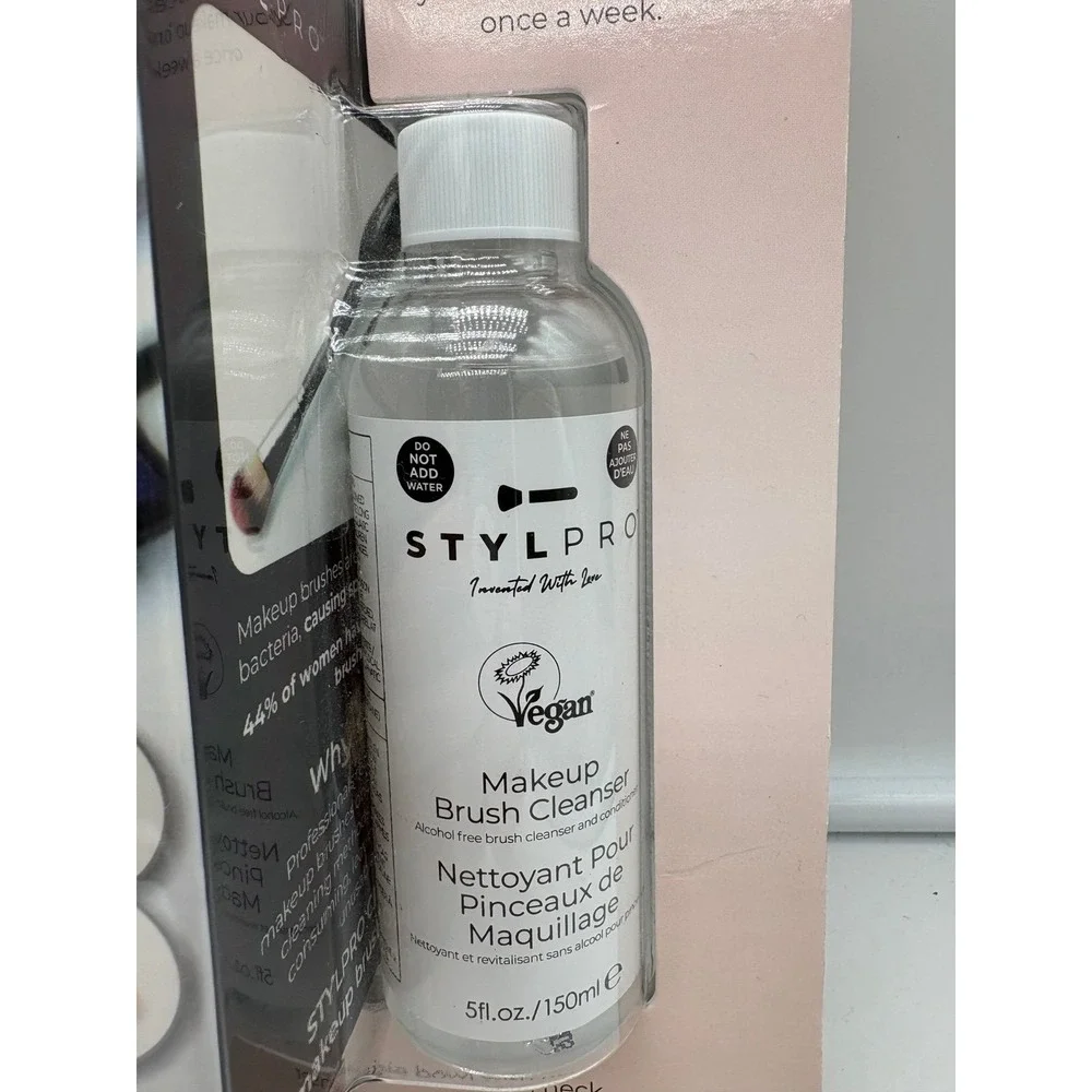 StylPro Makeup Brush Cleaner and Drier With Cleanser Liquid 5 fl oz.